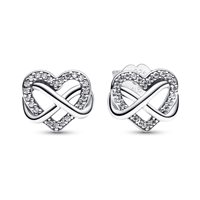 Orecchini Pandora Donna Pandora Moments in Argento Zirconia 292667C01 - 292667C01